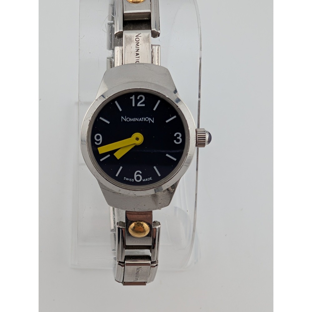 Nomination Women's Watch 21mm Case Steel Bracelet Swiss Made- New Battery